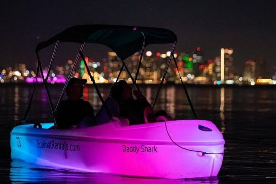1 HOUR Pedal Boat Day Rental or Glow Boat in San Diego-check time
