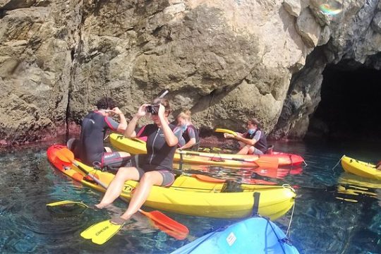 Kayak & Snorkel Tour in Cerro Gordo Natural Park, La Herradura