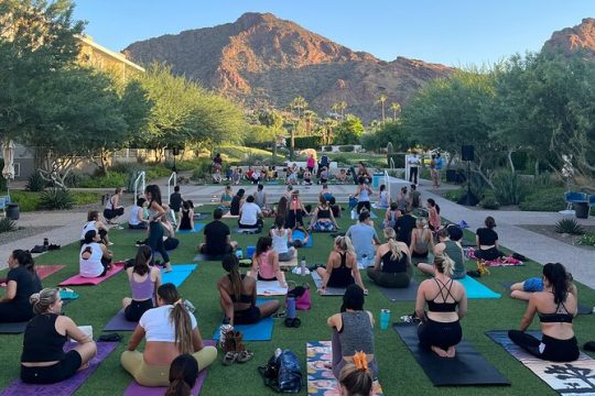 Private Guided Yoga Session At Papago Park
