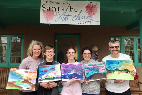 Experience of 2 Hour Painting Class in Santa Fe