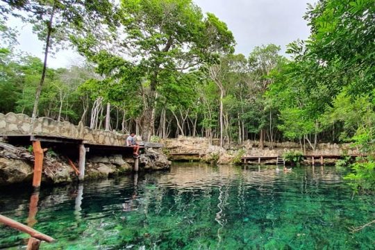 Tour 4 Cenotes + Zipline (Optional). Includes Pick up service