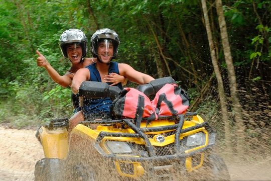 ATV Xtreme and Zipline Adventure from Riviera Maya