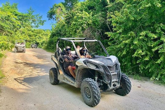 Playa del Carmen Buggy Tour with Cenote Swim and Mayan Village Visit