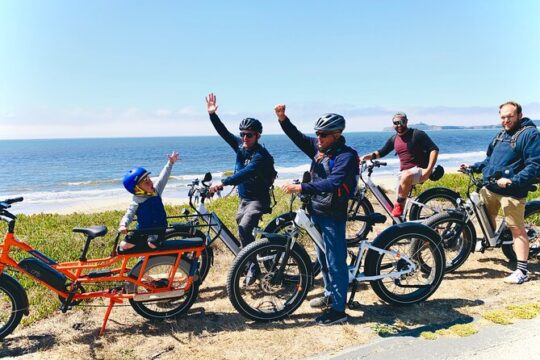 Half Moon Bay Family Friendly Guided Ebike E-bike tour.