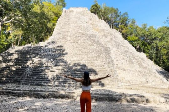 Mayan traditions: visit to Cobá and Tulum, swim in cenote and buffet lunch