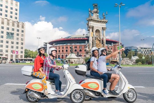 Barcelona in One Day "The Catalan Full Experience" by Vespa scooter