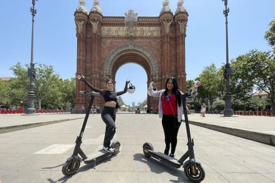 Barcelona Guided 2 hour E-Scooter Tour