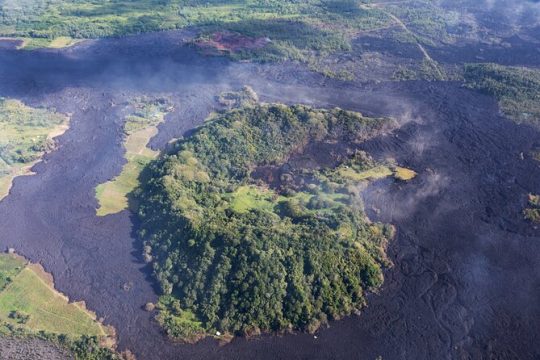 Lava Field and Rainforest Helicopter Tour
