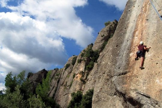 Climbing in Montserrat Mountain