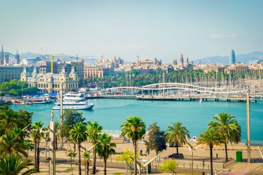 Barcelona Old Town Private Walking Tour with Cruise Tickets
