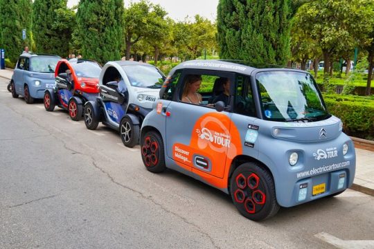 Enjoy and get to know Malaga in 2 hours by electric car