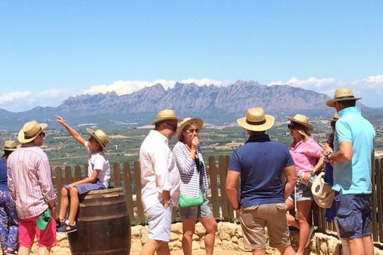 Private Montserrat and Cava Winery Tour with Hotel Pick Up from Barcelona