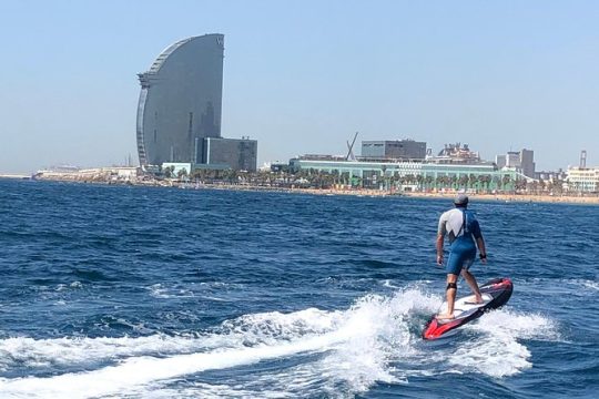 Electric surfboard experience in Barcelona