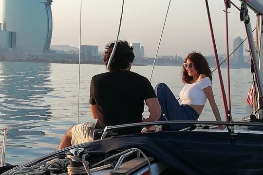 Barcelona Sailing Sunset Experience Exclusive Private Sailboat from Port Olimpic