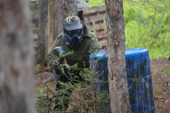 Paintball Activity in Barkmere, Quebec, Canada