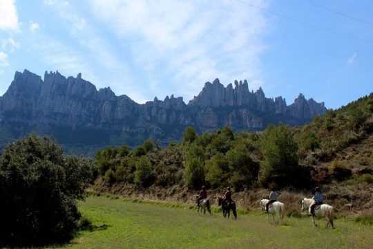 Barcelona: Walking and Horse Riding Day-Trip in Montserrat