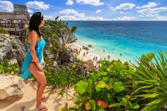 Full Day Guided Tour of Tulum and Coba, 4 places in 1 Day