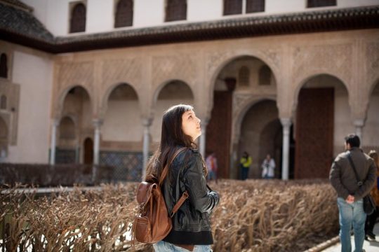 Alhambra Nasrid Palaces and Local Food Experience