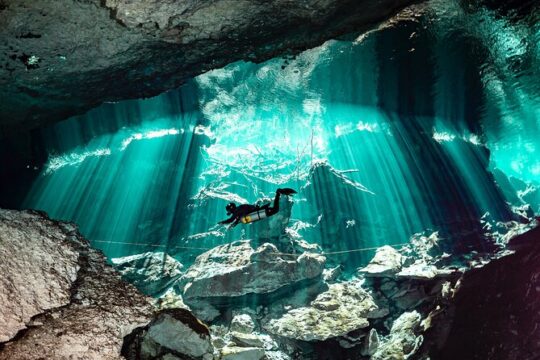 Private Scuba Diving in Cenote around Playa del Carmen