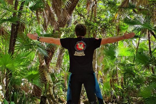 Scuba Diving in Cenote Dos Ojos from Playa del Carmen