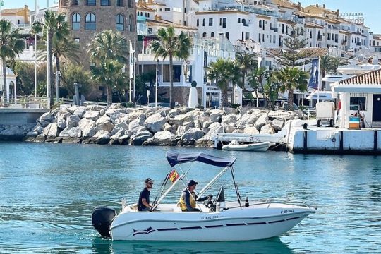 Marbella Self Drive Boat Rental with Dolphin Sighting