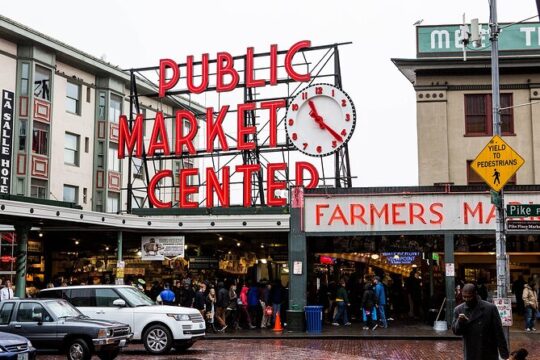 Seattle, Pike Place Market, The Spheres 1 Day Tour from Vancouver