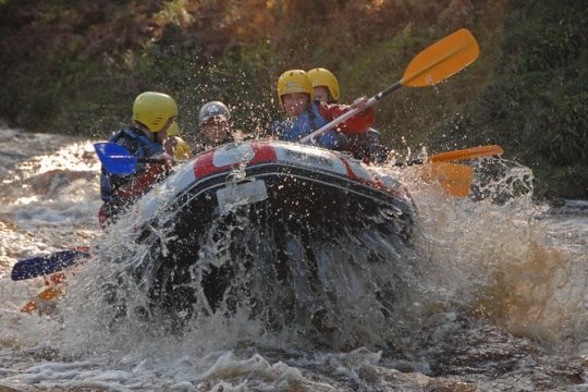 White Water Rafting and Cliff Jumping in the Scottish Highlands