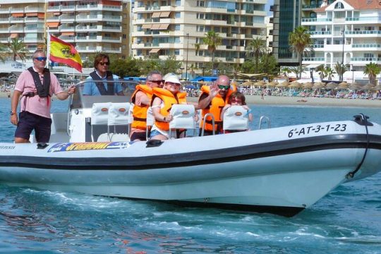Fuengirola Highlights and Dolphin Watching in Speedboat