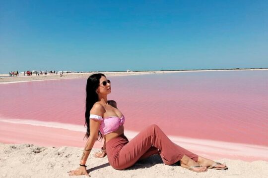 Natural Pink Lake Tour in Las Coloradas from Playa del Carmen