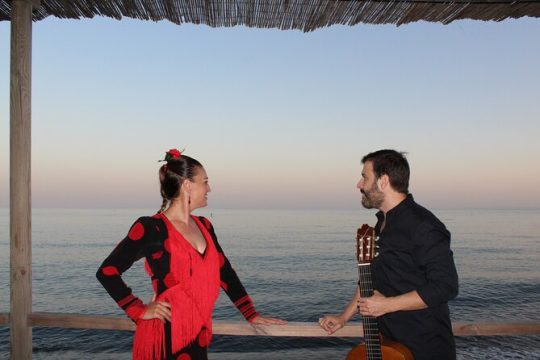 Flamenco and Grill evening on the banks of Lake Guadalmina