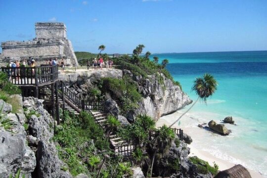 Tulum, Cenote, Coba Ruins & Fifth Avenue! Transportation from Playa Del Carmen