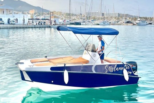 Rental of New Motor Catamaran without License in Malaga