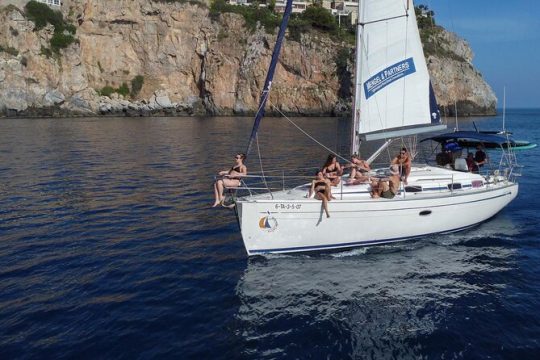 Private Sailboat Navigation with Dolphin Watching