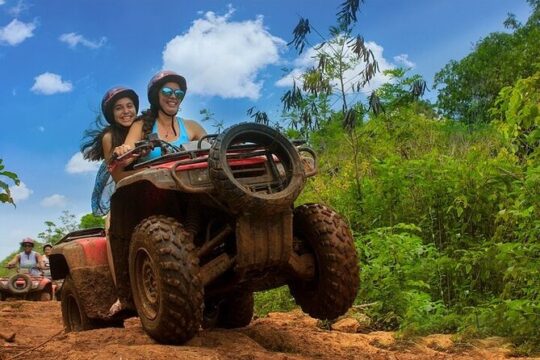 Experience in Atvs in the Mayan Jungle with Cenote and Zip Line