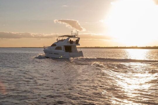 2 Hour Sunset- 60' Neptunus Tulum, Playa del Carmen, Riviera Maya