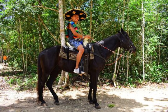Horseback Ride, ATVs (Shared), Cenote & Ziplines! From Playa Del Carmen