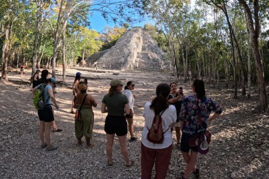 Private Tour to Coba, Monkey Sanctuary and Maya Community