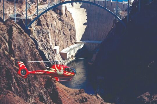 Daytime Hoover Dam and Las Vegas Strip Helicopter Flight