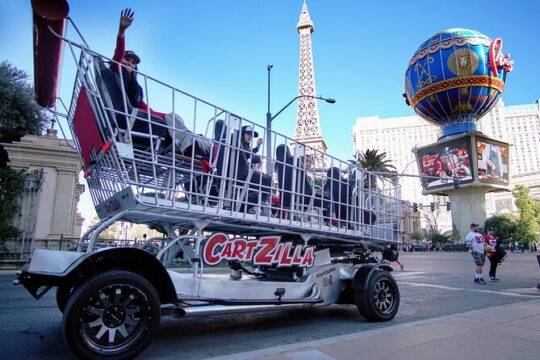 Giant Shopping Cart Limo Ride in Las Vegas